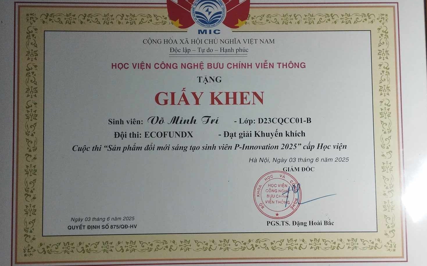 Sản phẩm ĐMST P-Innovation 2025