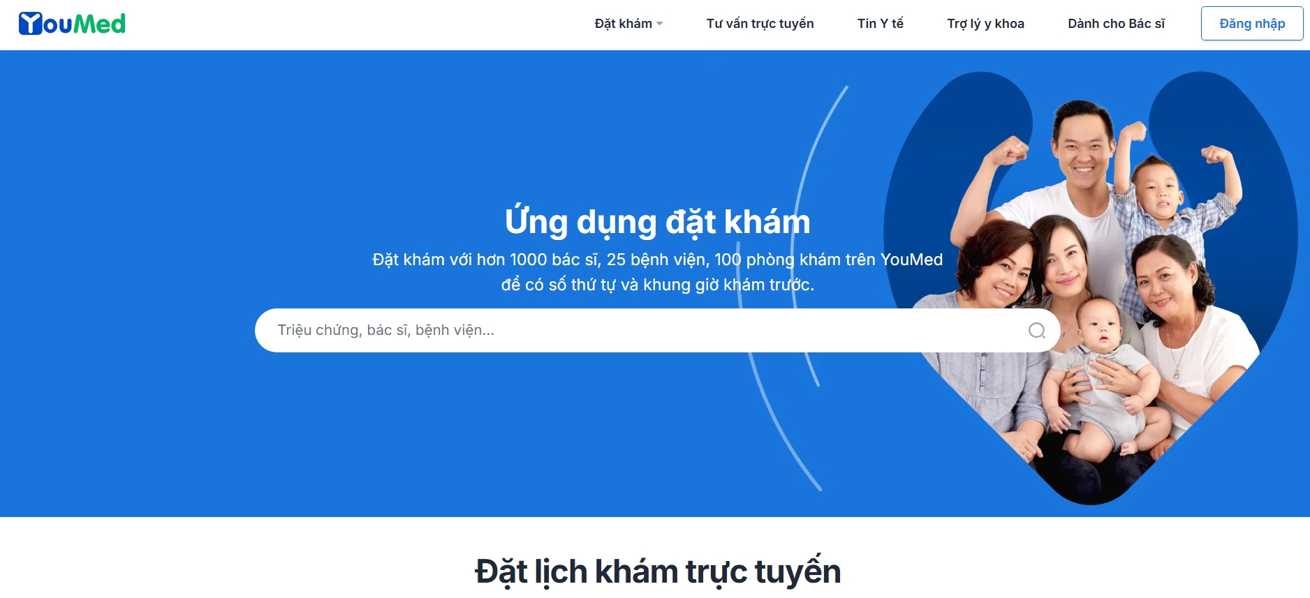 YouMed - Nền tảng đặt lịch khám bệnh trực tuyến